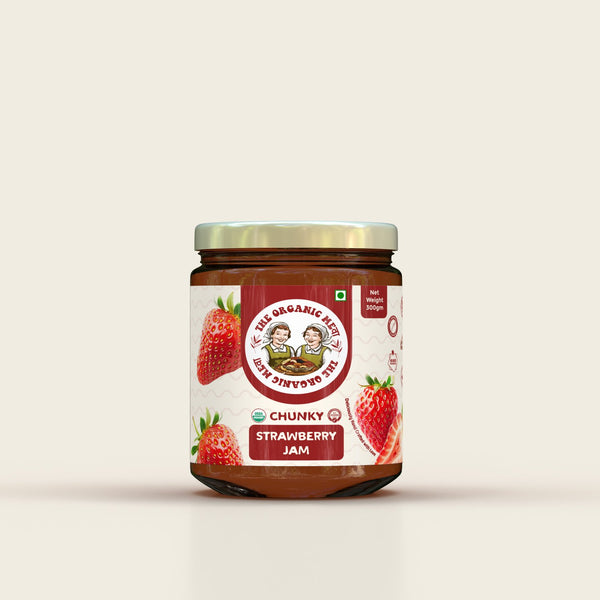 Chunky Strawberry Jam – The Organic Meva Chunky Strawberry Jam – The Organic Meva